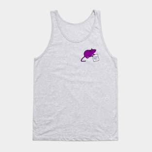 Small Rat with Biden Harris Sign Tank Top